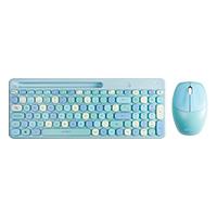 KIT ACTECK CREATOR CHIC MK470 / TECLADO Y MOUSE / INALAMBRICO / RECEPTOR USB / ESPAÑOL / 110 TECLAS / OPTICO / 1600 DPI / AZUL / AC-935197 KIT ACTECK CREATOR CHIC MK470 / TECLADO Y MOUSE / INALAMBRICO / RECEPTOR USB / ESPAÑOL / 110 TECLAS / OPTICO / 1600 DPI / AZUL / AC-935197